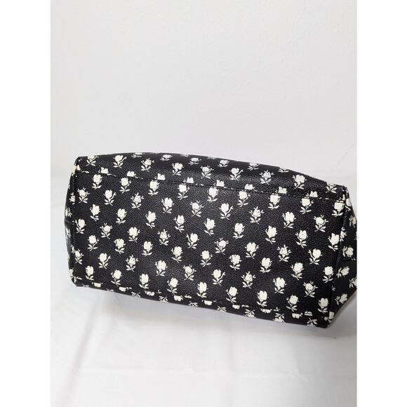 Coach Crosby Carryall Satchel in Floral Printed Crossgrain Leather - Picture 8 of 12